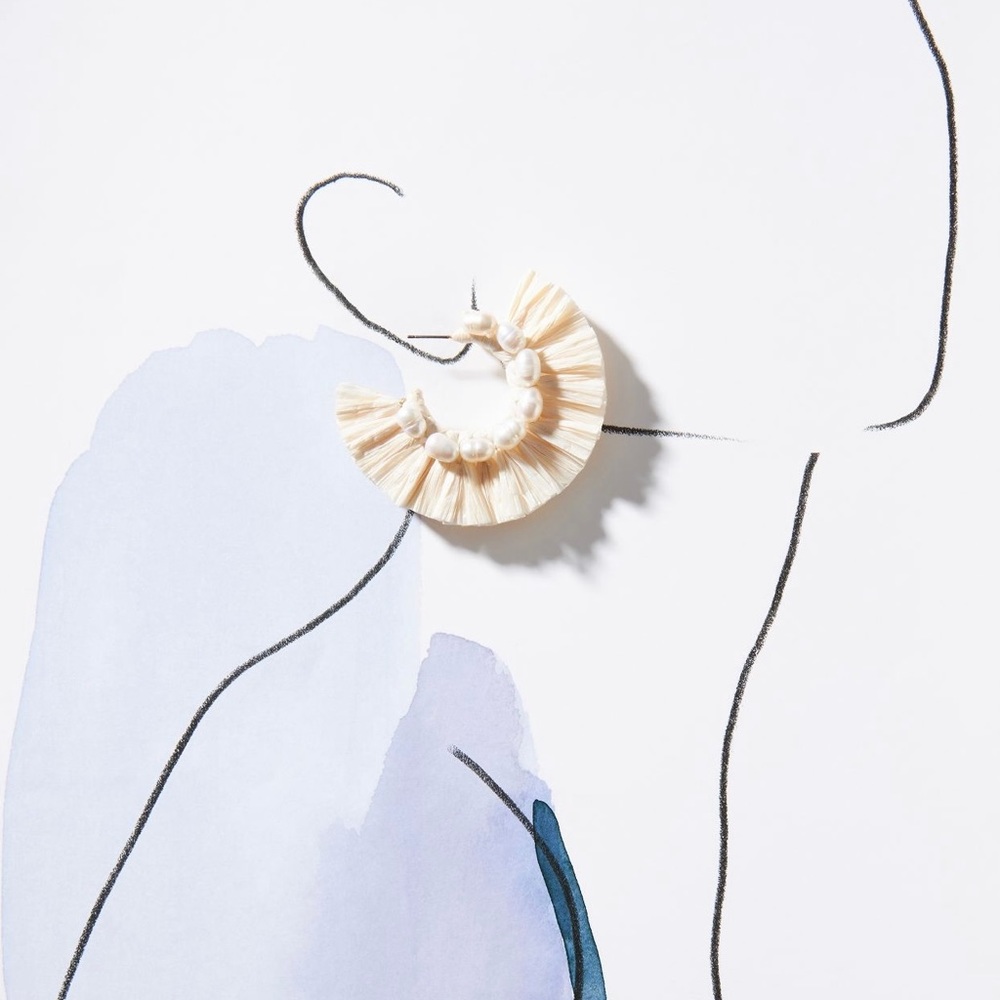 Anthropologie goddess dressing Ruffle Shell Hoop - Picture 8 of 10